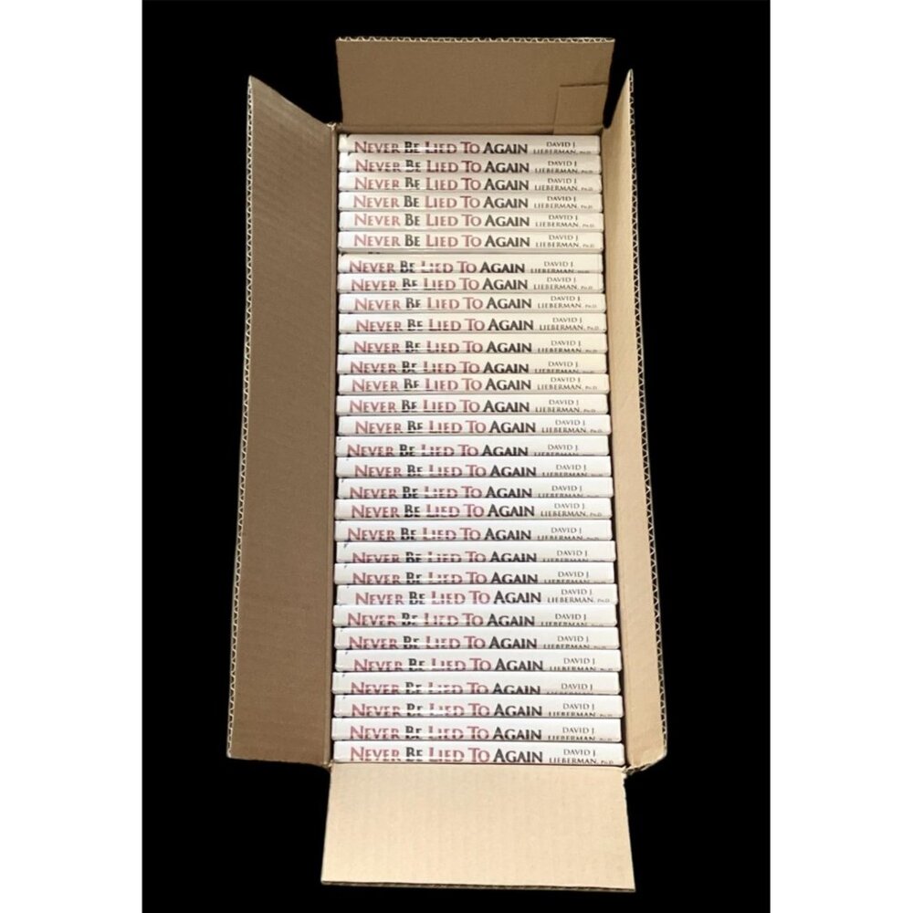 Lot 30 Never Be Lied To Again David J. Lieberman DVD Get the Truth in 5 Minutes